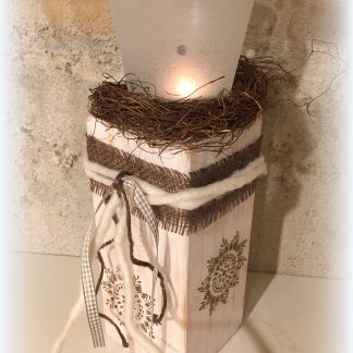 Holzwindlicht 23cm