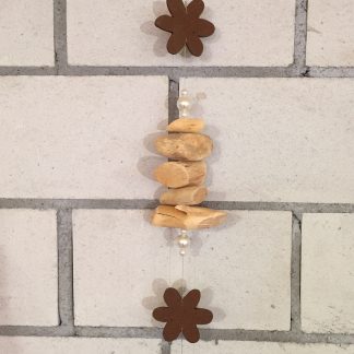 Blumen Girlande in Rostoptik